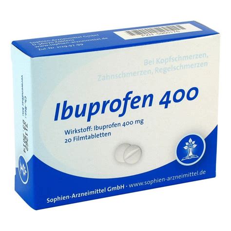 Ибупрофен 400 инструкция по применению